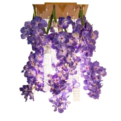 Lampadario quadrato Flower Power Vanda