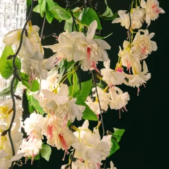 Lampadario quadrato grande Flower Power White Cascade