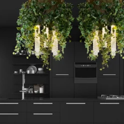 Lampadario quadrato grande Flower Power Ivy