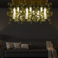 Lampadario quadrato grande Physalis Flower Power