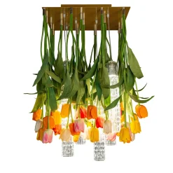 Lampadario quadrato Tulipano Flower Power