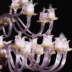 Lampadario rosa Magnolia