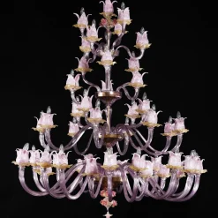 Lampadario rosa Magnolia