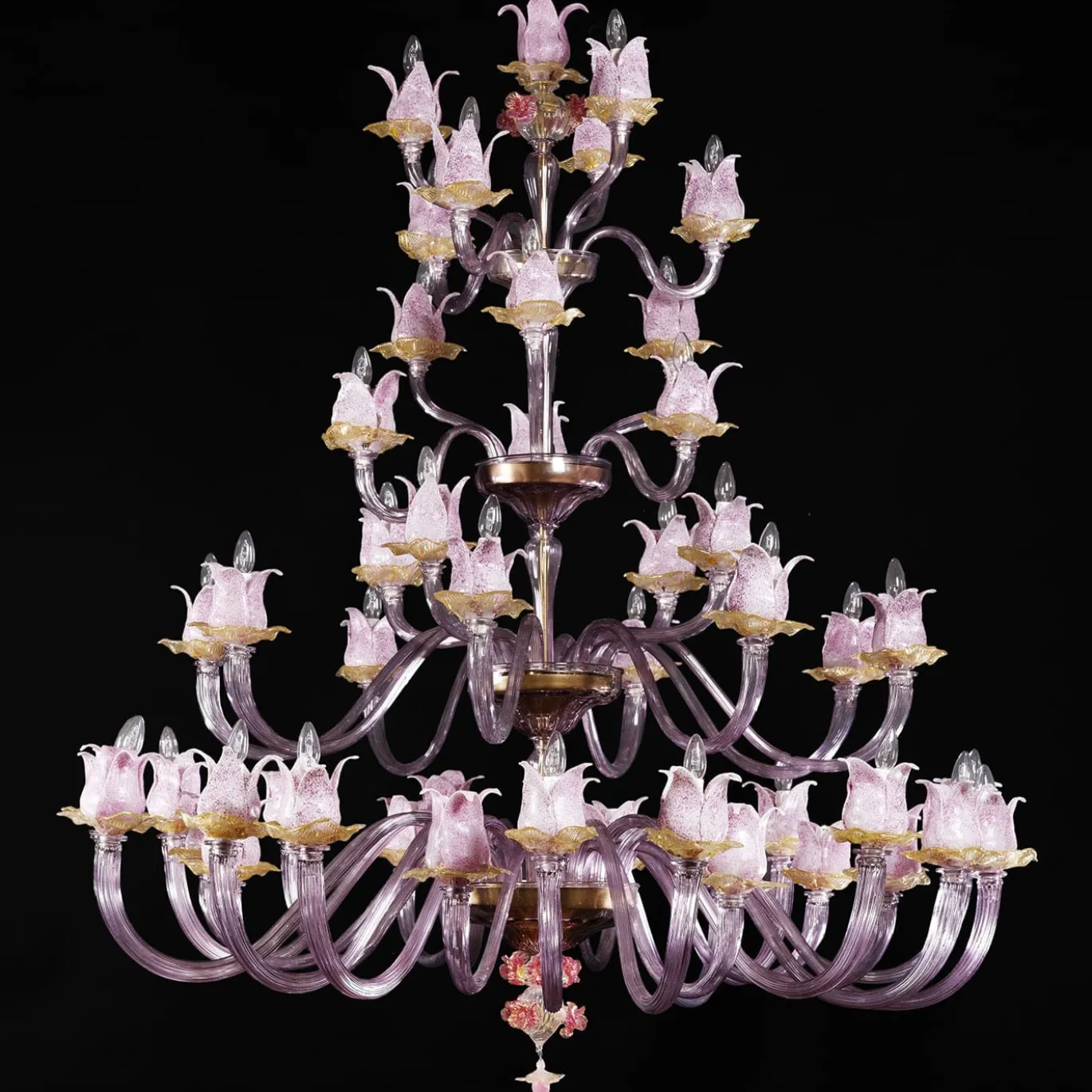 Lampadario rosa Magnolia
