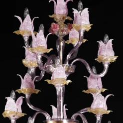 Lampadario rosa Magnolia