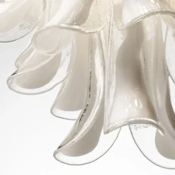 Lampadario rotondo a foglie