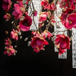 Lampadario rotondo Flower Power Magnolia