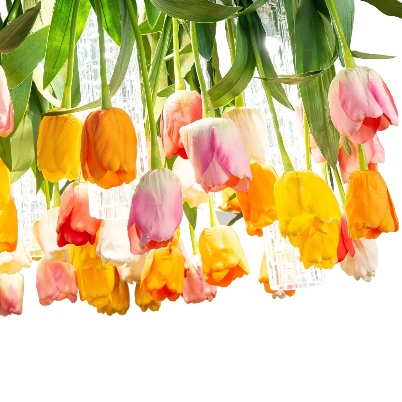 Lampadario rotondo Flower Power Tulip