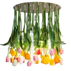 Lampadario rotondo Flower Power Tulip