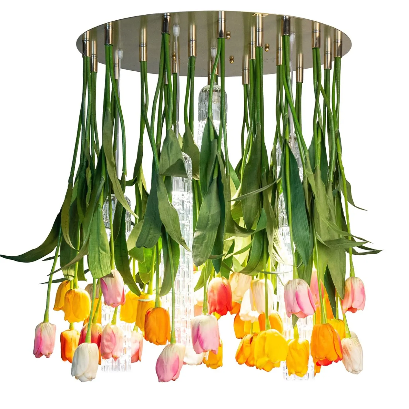 Lampadario rotondo Flower Power Tulip