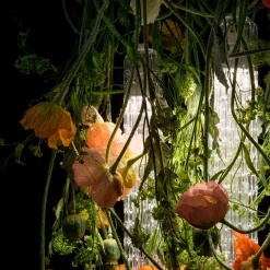 Lampadario rotondo Flower Power Poppy
