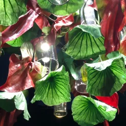 Lampadario rotondo grande Flower Power Red Anthurium