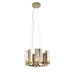 Lampadario rotondo piccolo e danzante