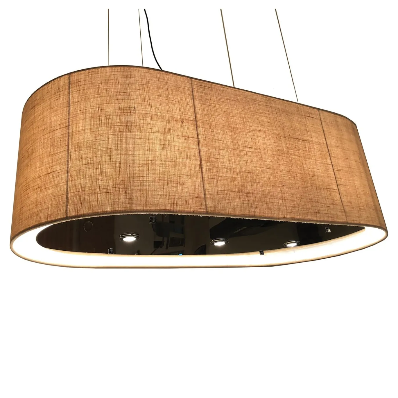 Lampadario Saturn M350 in lino