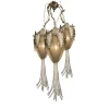 Lampadario Scudo Bronzato