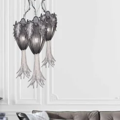Lampadario Scudo nero