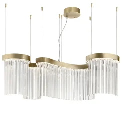 Lampadario Small Snake S1 in Vetro