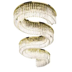Lampadario Snake a 44 luci d'oro #2