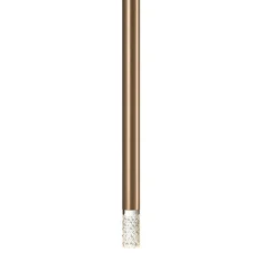 Lampadario Stylo in Anodic09 con luce pendente in Cristallo
