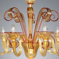 Lampadario Todaro giallo