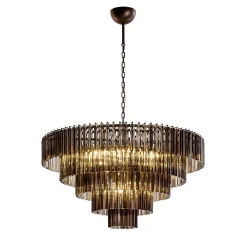 Lampadario Trihedron Smoky a 14 luci