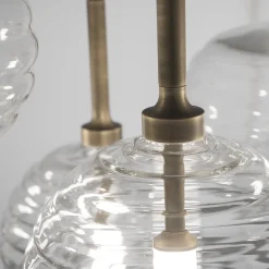 Lampadario Trinity 02 in bronzo di Mike Shilov