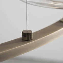 Lampadario Trinity 01 in vetro di Mike Shilov