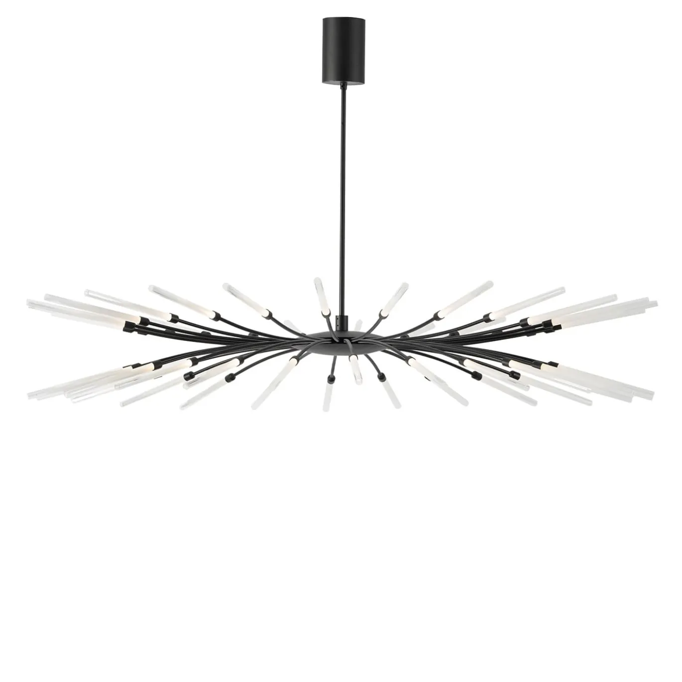 Lampadario Twig nero metallizzato
