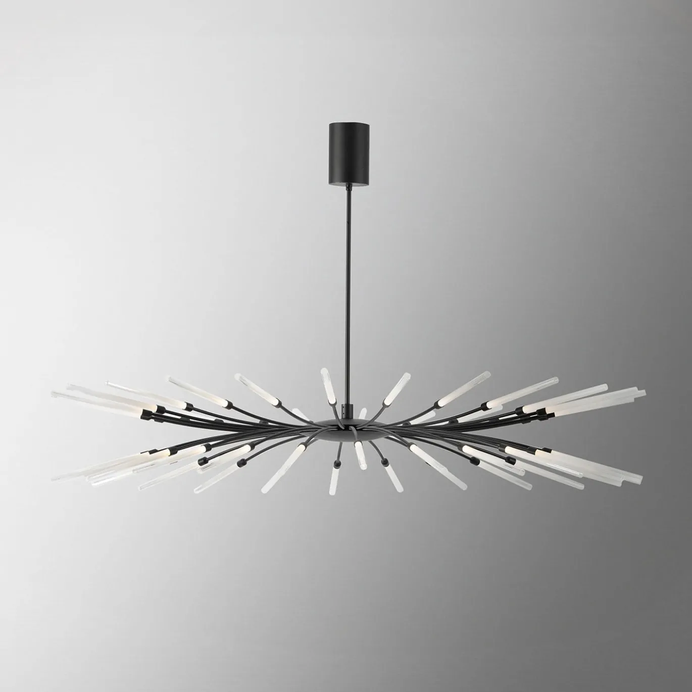 Lampadario Twig nero metallizzato