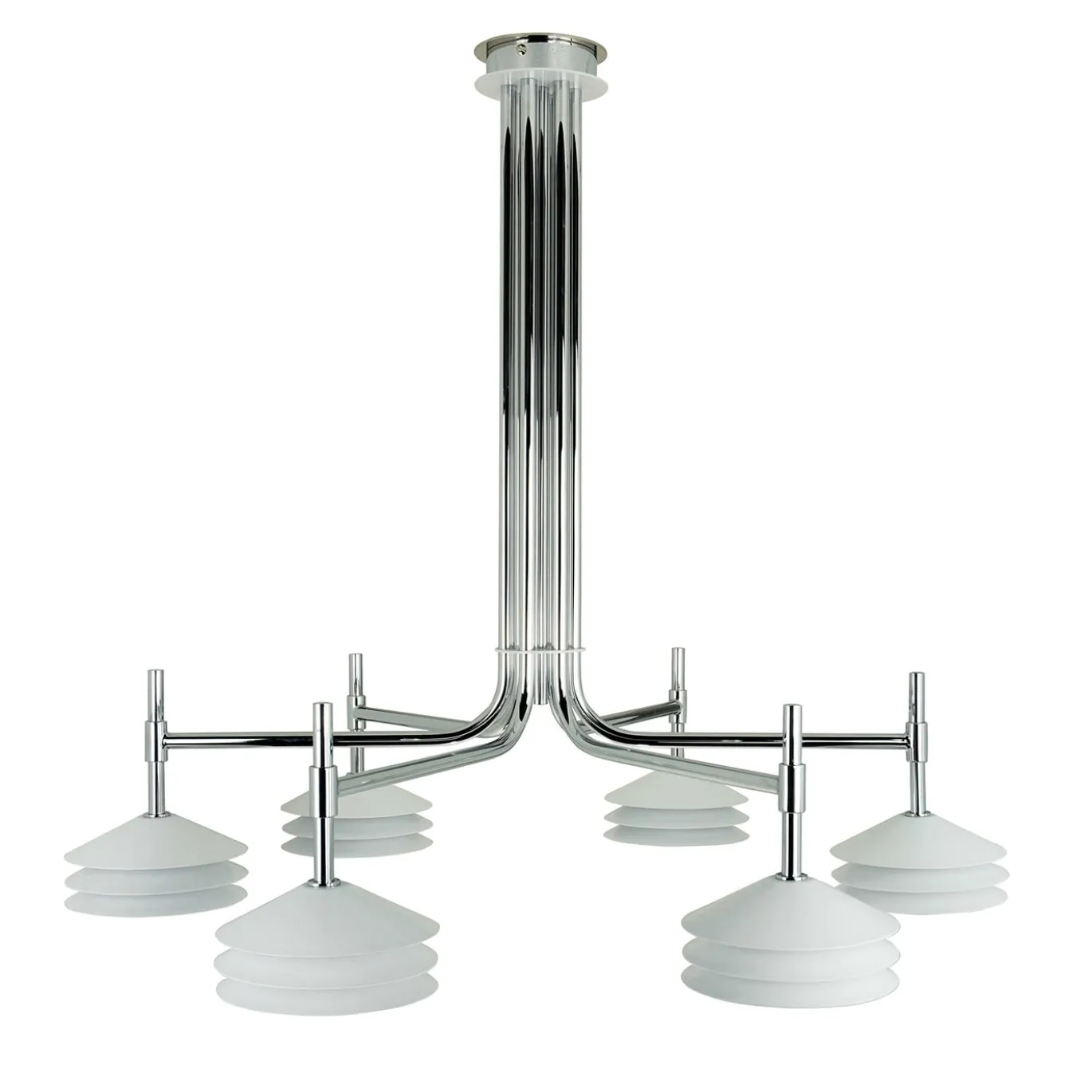 Lampadario Velia M364 a 6 luci in cromo
