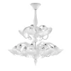 Lampadario Venier bianco a 12 luci