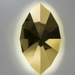 Lampada scudo a geometria sacra