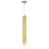 Lampada Stylus rattangolare con luce a sospensione in cristallo