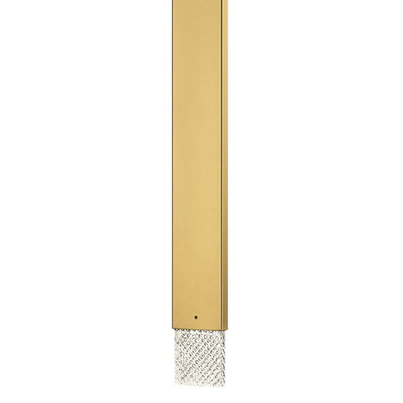Lampada Stylus rattangolare con luce a sospensione in cristallo