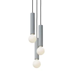 Lampade a sospensione Ila Maxi Trio Grigie