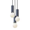 Lampade a sospensione Ila Trio Blu Violina