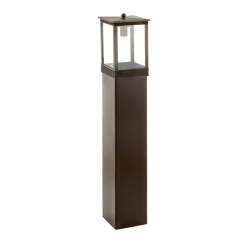 Lampioncino da esterno Eden Cube in ottone e vetro