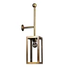 Lanterna da parete per esterni in ottone bronzato