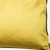 Las Palmas cuscino in velluto con decoro tropicale giallo/blu #5