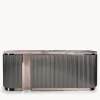 Leonardo Sideboard con Piano in Marmo Verde