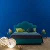 Leone Letto Blu con Testata Elegante
