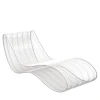 Lettino Breez in bianco di Karim Rashid