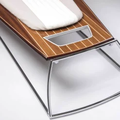 Lettino da Mare Riviera in Teak Bianco