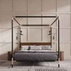 Letto a baldacchino Arborè di Alessandro Corina