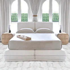 Letto Almond Bianco dalla Collezione Riviera