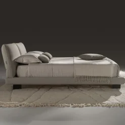 Letto Beverly in Pelle Beige