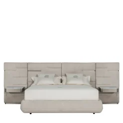 Letto Elegante Luxor con Testiera e Comodini