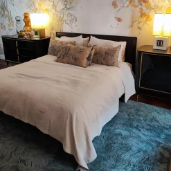 Letto in pelle Milano Brown