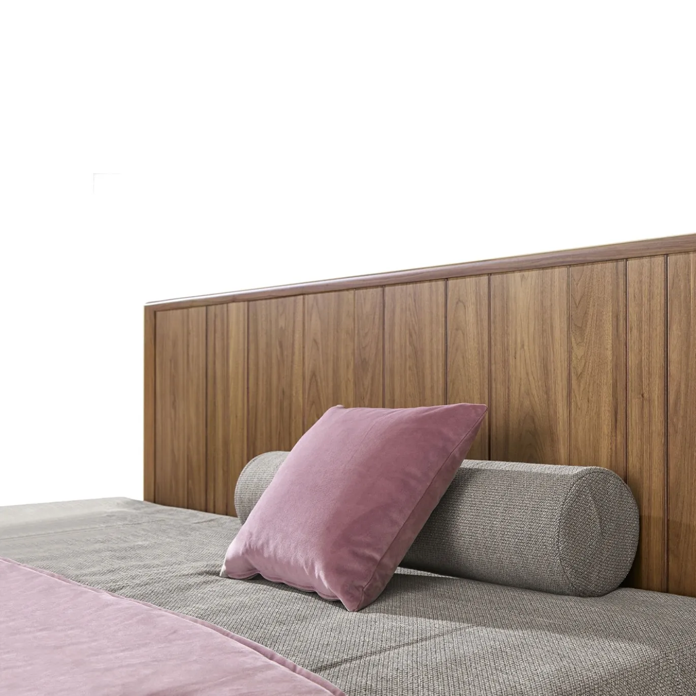 Letto King Size Domino in Noce Canaletto