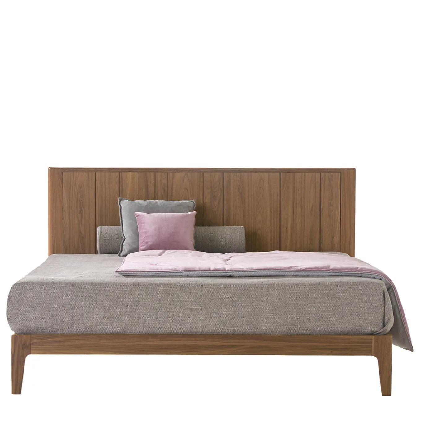 Letto King Size Domino in Noce Canaletto